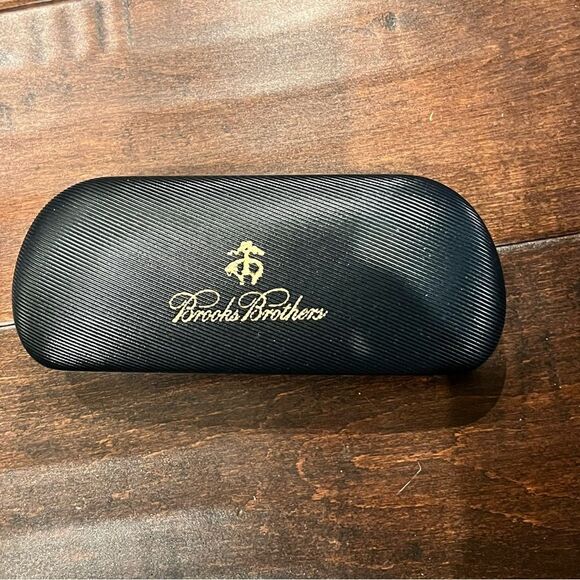 Brooks Brothers Black and Gold Glasses Case main image 7